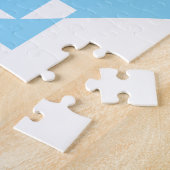 Coole Liebe Grafik, blau Puzzle (Seite)