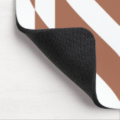 Coole Liebe Grafik, Mocha Brown Mousepad (Ecke)