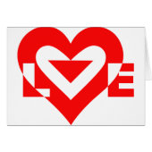 Coole Liebe Grafik, rot (Vorderseite (Horizontal))