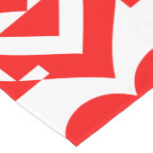 Coole Liebe Grafik, rot Kurzer Tischläufer (Ecke)