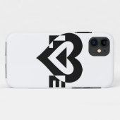 Coole Liebe Grafik, schwarz Case-Mate iPhone Hülle (Rückseite (Horizontal))