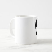 Coole Liebe Grafik, schwarz Kaffeetasse (Vorderseite Links)