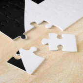 Coole Liebe Grafik, schwarz Puzzle (Seite)