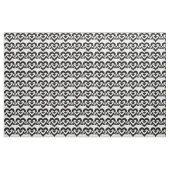 Coole Liebe Grafik, schwarz Stoff (Yard (91,4 cm))