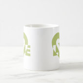 Coole Liebe Graphic, Sage Green Kaffeetasse (Mittel)