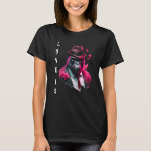 Coole Liebe mit Valentinstag bei Herzstieren T-Shirt