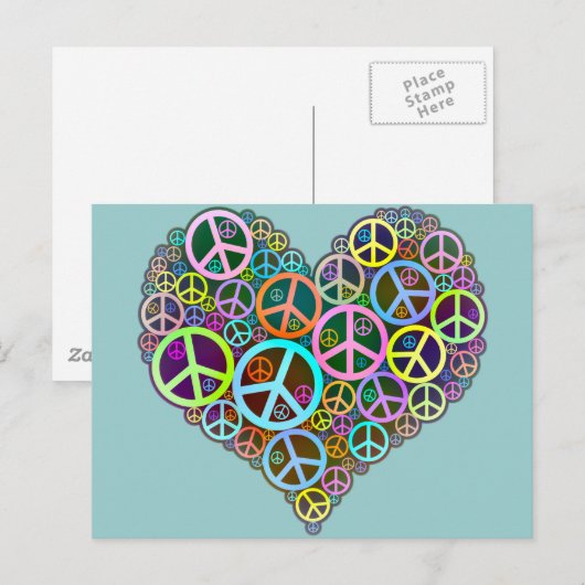 Coole Liebe Postkarte (Vorne/Hinten)