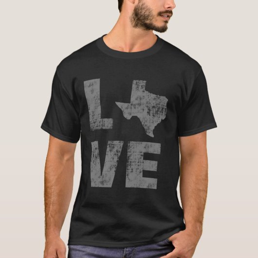 Coole Liebe Texas T-Shirt (Vorderseite)