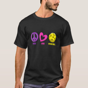 Coole Liebe und Pickleball Zitate Illustration G T-Shirt