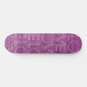 Coole Liebe - Vorkompiliertes, rosa blaues Skatebo Skateboard (Horizontal)