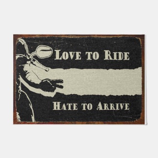 Coole Liebe zu reiten Hass zu Mat zu erreichen Fußmatte