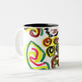 Coole Liebe Zweifarbige Tasse (Vorderseite Links)