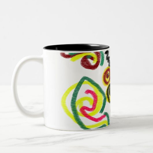 Coole Liebe Zweifarbige Tasse (Links)
