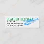 Coole Lieferkarten bleibe Mini Visitenkarte (Rückseite)