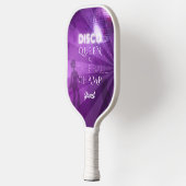 Coole Lila Diskothek Queen Pickleball Champ Pickleball Schläger (Links)