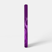 Coole Lila Racing-Flammen Samsung Galaxy Hülle (Linke Seite)