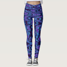 Coole Lila und blaue Abstrakte Gefärbte Krawatte R