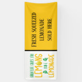 coole Limonadenverkäufer für Wortkunst Banner (Vertikal)