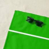 Coole Limone, senkbare, senkrechte Streifen Strandtuch (Beispiel)