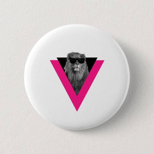 Coole Lion Button (Vorderseite)