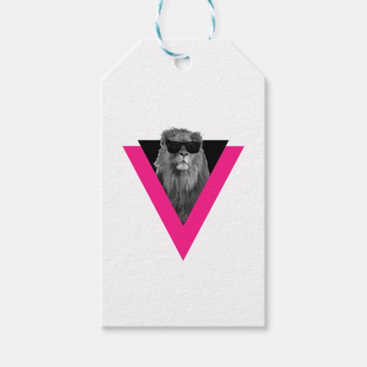 Coole Lion-Gift-Tag Geschenkanhänger (Vorderseite)