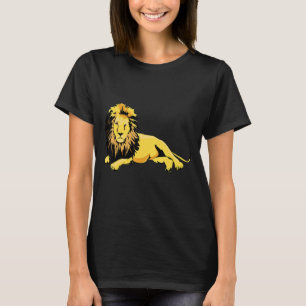Coole Lion Head Design T-Shirt