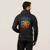 Coole Lion Hoodie (Schwarz voll)
