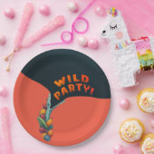 Coole Lizard Crocodile Tropical Birthday Party Pappteller (Party)