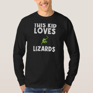 Coole Lizard für Junge Mädchen Gecko Green Reptile T-Shirt