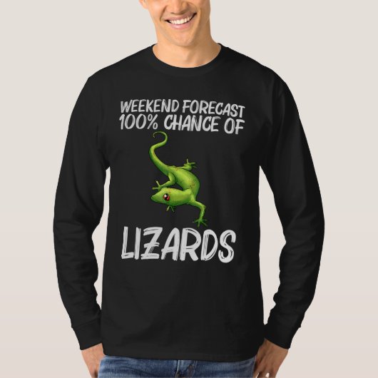 Coole Lizard für Männer Gecko Green Reptile Anim T-Shirt (Vorderseite)