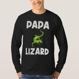 Coole Lizard für Männer Pater Gecko Green Reptile T-Shirt