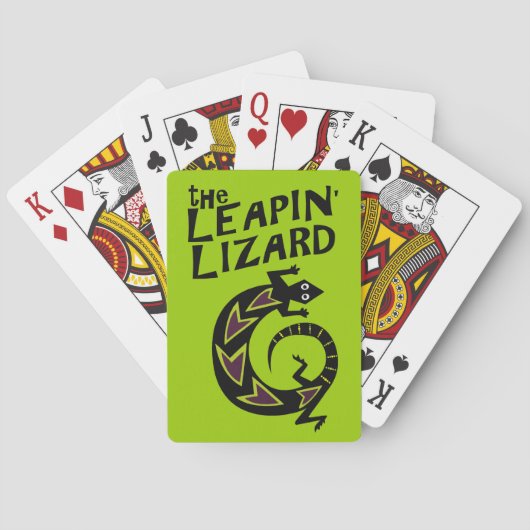 Coole Lizard Playing Cards Spielkarten (Rückseite)