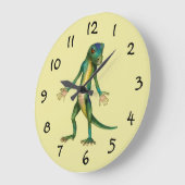 Coole Lizard-Wall-Uhr Große Wanduhr (Winkel)