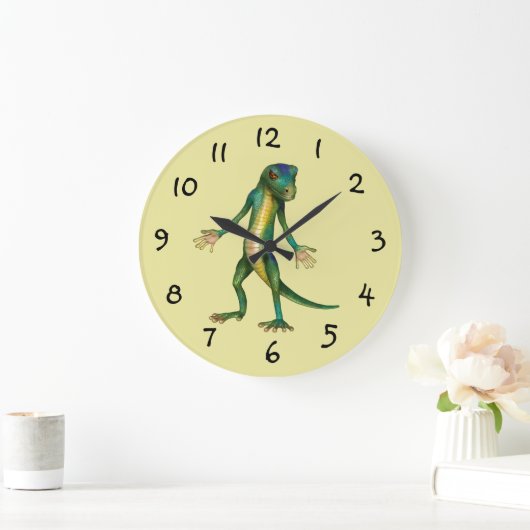 Coole Lizard-Wall-Uhr Große Wanduhr (Zuhause)