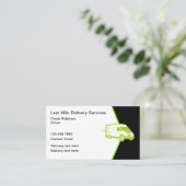 Coole LKW-LKW-Visitenkarten Visitenkarte (Stehend Vorderseite)