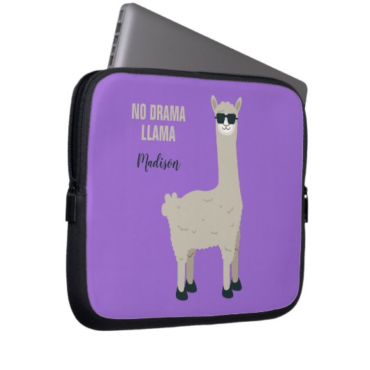 Coole Llama-individuelle Name- und Farb-Laptop-Ärm Laptopschutzhülle (Vorne Rechts)