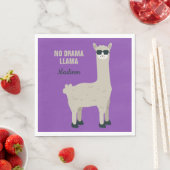 Coole Llama-Papierservietten Serviette (Beispiel)
