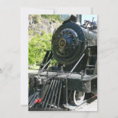 Coole Lokomotivenbahn Einladung (Rückseite)