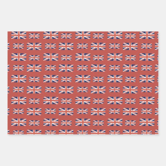 coole Londoner Muster-Party-Wrapping-Papierblätter Geschenkpapier Set (Vorderseite 3)