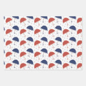 coole Londoner Muster-Party-Wrapping-Papierblätter Geschenkpapier Set (Vorderseite)