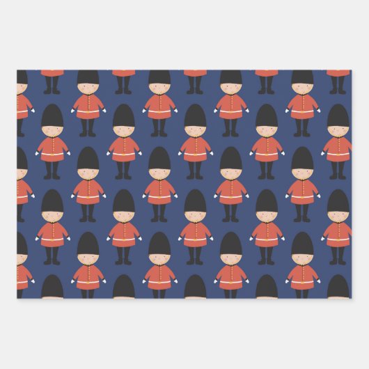 coole Londoner Muster-Party-Wrapping-Papierblätter Geschenkpapier Set (Vorderseite 2)