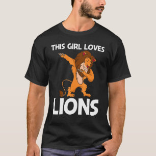 Coole Löwe für Mädchen Jungle Safari T-Shirt