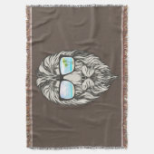 Coole Löwe mit Sommersonnenbrille Keuchblanket Decke (Vorderseite Vertikal)