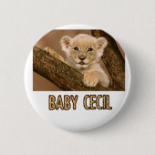 coole Löweentwürfe Button (Vorderseite)