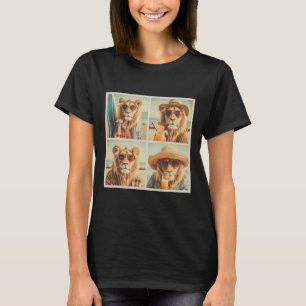 Coole Löwen mit Sonnenbrillen Süße Tier Urlaub Str T-Shirt