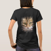 Coole Löwenkatze T-Shirt (Rückseite)