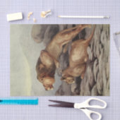 coole Löwenliebhaber entmutigen Handwerker Seidenpapier (Handwerk)