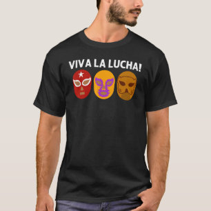 Coole Lucha Libre für Männer Frauen Luchador Mexik T-Shirt