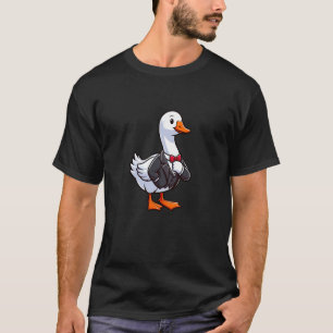 Coole lustige Hipster-Gans Cartoon-Illustration Gr T-Shirt