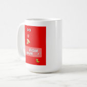Coole lustige Kaffeetasse oder Becher (Vorderseite Links)